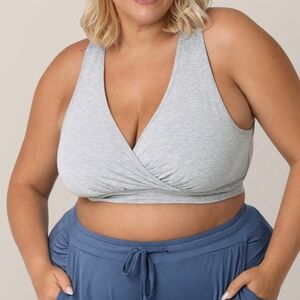 NWT Two Kindred Bravely French Terry Racerback Nursing & Sleep Bra - XL-Busty